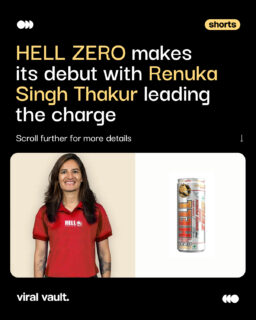 Zero sugar. Full power. A new face of energy.
HELL Energy Drink has launched HELL ZERO in India and brought on cricketer Renuka Singh Thakur as its brand ambassador. With its first-ever White Peach flavour and a focus on sugar-free choices, the brand is looking to energise a new generation of consumers without compromise.
A powerful partnership that's all about performance, passion and staying ahead of the game.
#HELLZERO #HELLEnergyDrink #RenukaSinghThakur #ViralVaultIndia