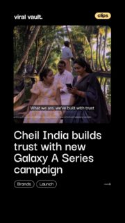 Trust isn’t built overnight-it’s earned through millions of everyday moments. With ‘Trusted by India’, Cheil India and Samsung celebrate the connections, memories, and experiences that have made the Galaxy A Series a trusted companion for consumers across the country.
#Samsung #GalaxyASeries #TrustedByIndia #ViralVaultIndia