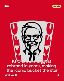 The bucket isn't just packaging anymore, it's the brand.
KFC has unveiled its biggest rebrand in years, putting its iconic bucket at the heart of a bold new identity. From refreshed visuals and digital-first design to new menu innovations and immersive store concepts, the Colonel is proving that even legends can reinvent themselves.
Because great brands don't just evolve, they own their icons.
#KFC #Rebrand #BrandRefresh #ViralVaultIndia