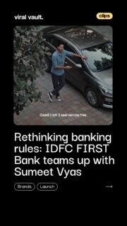 Why should your money wait three months when your bills don't?
With Sumeet Vyas leading the conversation, IDFC FIRST Bank's latest campaign challenges outdated banking norms and champions customer-first features like monthly savings interest credits and zero withdrawal charges.
Banking, but on your terms.
#IDFCFIRSTBank #SumeetVyas #BankingSimplified #ViralVaultIndia