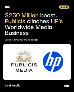 A major shift in the global media landscape. Publicis has secured HP’s $250 million global media business, ending a nearly two-decade partnership with Omnicom. The win highlights how AI, data, and integrated marketing capabilities are becoming key differentiators in today's agency pitches.
#Publicis #HP #MediaAgency #ViralVaultIndia