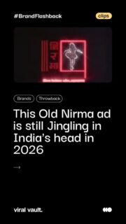 "Hema, Rekha, Jaya aur Sushma" weren't just characters in a detergent ad-they became a cultural phenomenon. Nirma's iconic 1982 campaign transformed four ordinary names into symbols of India's evolving middle class, smart consumer choices, and memorable storytelling. Decades later, the jingle still lives rent-free in millions of minds, proving that great advertising doesn't just sell products-it becomes part of popular culture.
#Throwback #Nirma #IndianAdvertising #MarketingHistory #ViralVaultIndia