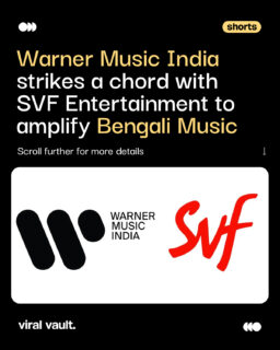 Bengal’s melodies are ready for the world stage!
Warner Music India joins hands with SVF Entertainment to amplify Bengali music globally, bringing iconic soundtracks, independent artists, and rich regional storytelling to audiences everywhere.
A landmark collaboration that celebrates the power of regional music and opens new doors for Bengali artists worldwide.
#WarnerMusicIndia #SVFEntertainment #BengaliMusic #ViralVaultIndia