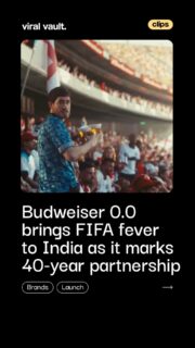 40 years. Countless goals. One shared passion for football.
To celebrate four decades with FIFA, Budweiser 0.0 is bringing the World Cup spirit to India with immersive fan experiences, from an interactive Lionel Messi mural in Mumbai to match screenings and unforgettable football moments.
Because football isn't just a game, it's a celebration that brings fans together.
#Budweiser00 #FIFA #FIFAWorldCup #Football #ViralVaultIndia