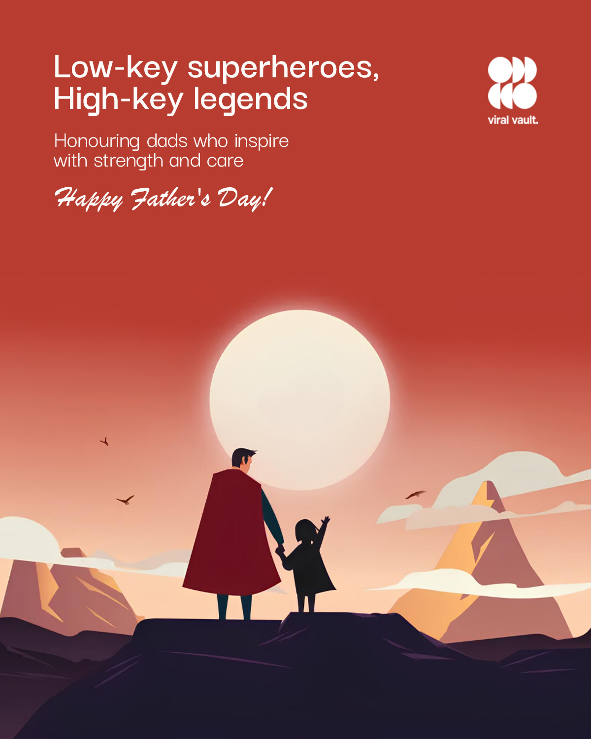 Low-key superheroes. High-key legends.
To the dads who lead with strength, love without limits, and show up every single day, thank you for being our biggest supporters, quiet protectors, and lifelong role models.
Celebrating the fathers who inspire us with their care, courage, and unwavering presence. Happy Father’s Day!
#FathersDay #HappyFathersDay #DadGoals #ViralVaultIndia