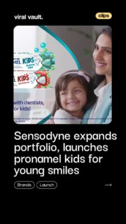 Healthy smiles start early!
Sensodyne is stepping into children's oral care with the launch of Pronamel Kids toothpaste, specially designed to strengthen enamel and provide 24-hour cavity protection for little teeth. Available in fun Strawberry and Bubble Mint flavours, the new range aims to make preventive oral care a habit from an early age.
#Sensodyne #PronamelKids #ChildrensOralCare #ViralVaultIndia