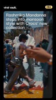 Monsoon style just got a fashionable upgrade!
Rashmika Mandanna teams up with Crocs India to celebrate rainy-day moods with the new Classic Ballet and Classic Buckle collection. Because the best monsoon moments deserve comfort, style, and a little bit of fun.
#MonsoonWithCrocs #WonderfullyUnordinary #CrocsIndia #ViralVaultIndia