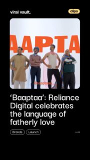 A mother’s love has always had a word. Now, a father’s love has one too.
With Baaptaa, Reliance Digital celebrates the quiet gestures, unwavering support, and unspoken affection that define fatherhood. A heartfelt tribute to every dad who says it through actions, not words.
#Baaptaa #RelianceDigital #FathersDay #Fatherhood #ViralVaultIndia