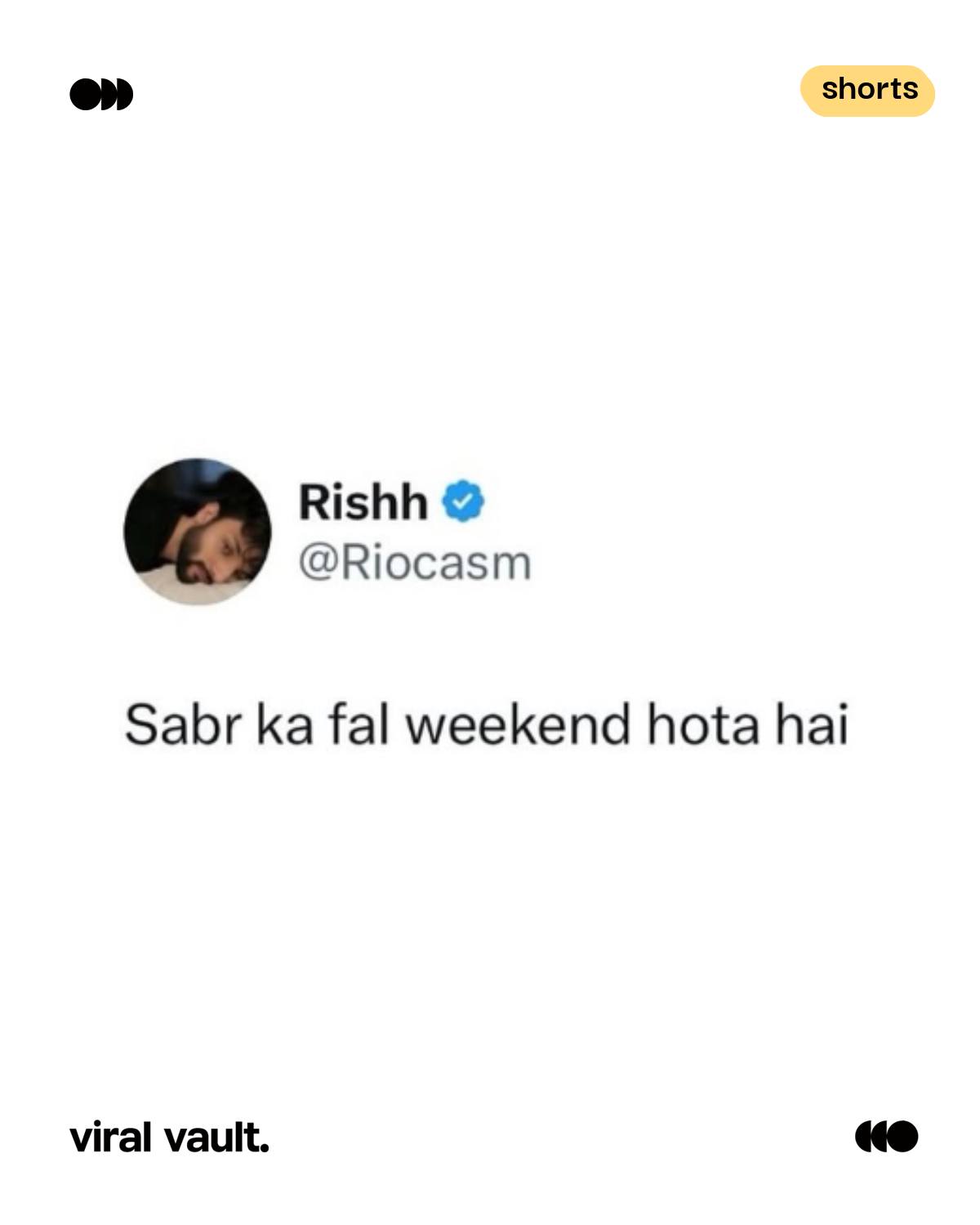 Weekends are proof that we survived the week.

#funmemes #CorporateLaughs  #WeekendVibes #ViralVaultIndia