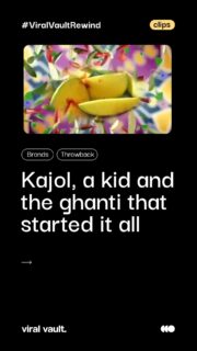Kajol meets her match in this 2010 Alpenliebe Spicy classic. A cheeky kid rings the "ghanti" hoping the sweet-and-spicy candy will catch her off guard, but Kajol stays unfazed every time. A masterclass in "meetha aur teekha" fun, and proof that this jingle never left our heads. 

Brand: Alpenliebe (Perfetti Van Melle) 
Agency: McCann Erickson India 
Creative Lead: Prasoon Joshi 
Year: 2005

#ThrowbackAds #Advertising #MarketingTrends #Trending #ViralVaultREwind #AdNostalgia