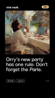 A new party just got its most iconic guest!

Parle teams up with Orry for a fun new collaboration, teasing fans with the line, "Time for a new Party. See you soon!" 

The partnership blends Parle's nostalgic appeal with Orry's viral pop-culture presence, proving that the best brand moments happen when culture meets creativity.

#Parle #Orry #BrandCollaboration #ViralVault 

[ Parle, Orry, paid partnership, influencer marketing, creator collaboration, brand campaign, social media marketing, FMCG, celebrity endorsement, digital campaign, India marketing, viral campaign. ]