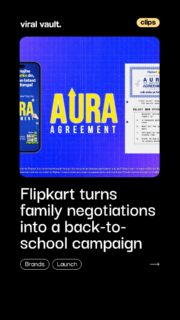 In every Indian household, rewards come with a catch: "Pehle earn karo, phir demand karo!" 

For Flipkart’s Back to Campus Sale, Kinnect transformed this age-old parenting rule into the AURA Agreement, a fun microsite where parents and kids can negotiate, set goals, and unlock exciting gadget deals together.

Because let's be honest... in Indian homes, even aura has to be earned. 

#Flipkart #BackToCampusSale #AuraAgreement #ViralVaultIndia