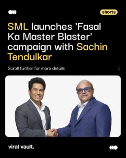 The Master Blaster is stepping onto a new field! 

SML Limited has appointed Sachin Tendulkar as its brand ambassador and unveiled its new "Fasal Ka Master Blaster" campaign.

Rolling out across TV, digital, print, dealer networks, and on-ground farmer outreach, the 360-degree campaign aims to promote scientific farming, crop nutrition, and sustainable agricultural solutions while strengthening SML's connection with farmers across India.

#SachinTendulkar #SML #BrandAmbassador #ViralVault 

[ SML Limited, Sachin Tendulkar, brand ambassador, Fasal Ka Master Blaster, agriculture, agri-tech, crop nutrition, crop protection, sustainable farming, farmer outreach, 360 campaign, brand campaign, agricultural solutions, marketing news. ]