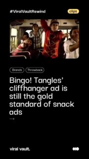 A bus is literally hanging off a cliff. Passengers are panicking. And the one guy who could save everyone? Calmly opening a packet of Bingo! Tangles. This throwback ad from 2012 is peak "snacks > survival instinct" energy - the monk takes a bite, shares the packet, and doesn't move an inch, cliffhanger be damned. It's silly, it's iconic, and honestly? We get it. Some cravings just hit different.
Still one of the most memorable desi ad gags ever made.
#BingoTangles #ThrowbackAds #AdFilms #DesiAdvertising