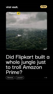 Flipkart's new GOAT Sale campaign follows a shopper's quirky journey across forests, oceans and mountains, all to escape the "Amazon Tribe" and unlock real deals at the GOAT Tower. Subtle? Not even a little. 
The brand didn't stop at the film, AmazinFlip.com is now live, rewarding users who screenshot their cancelled Prime membership.
With Amazon's Prime Day turning 10 this July, Flipkart's clearly decided the best defence is a witty offence.

#Flipkart #GOATSale #AdvertisingIndia #Marketingstrategy #

[EcommerceWars BrandRivalry CompetitiveMarketing AdvertisingIndia DigitalCampaign MarketingNews BrandCampaign IndianAdvertising]#