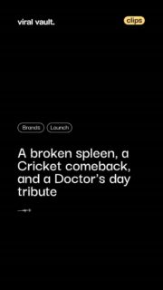 Shreyas Iyer's recovery from a life-threatening spleen injury in Sydney is now the face of Sun Pharma's #SecondBirthDate campaign — a tribute to the doctors who help patients reclaim their lives.
This National Doctors' Day, the campaign returns with Iyer's story joining past features like Rishabh Pant, Sushmita Sen, and Sumit Antil. The message: doctors don't just treat illness, they often give people a second birth.
Sun Pharma is inviting everyone to send personalised thank-you messages to the doctors who made their comebacks possible. 
Tag a doctor who changed your life.

#SecondBirthDate #SunPharma #Advertising #viralvaultindia 

[DoctorsDay2026, ThankYouDoctors, CricketComeback, IndianCricket HealthcareHeroes, BrandCampaign AdvertisingIndia, MarketingIndia PharmaMarketing, CelebrityCampaign GratitudeCampaign]