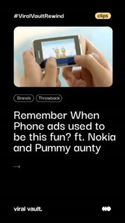 Before spec sheets took over, phone ads had personality. This 2012 Nokia Asha 311 gem let sound effects do the talking as Pummy Aunty's suspicions met their match in an elevator. Simple, funny, unforgettable.
Agency: Little Lamb Films | Director: Bauddhayan Mukherji
#ThrowbackAds #Nokia #AdNostalgia #ViralVault #AdvertisingIndia