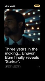 Three years of hard work. One first look. Endless anticipation.

Bhuvan Bam has finally unveiled the first glimpse of Sarkar, his long-awaited passion project that's been in the making for over three years. With intrigue, emotion, and cinematic ambition, the first look has already got fans counting down for the trailer and release.

Is this Bhuvan Bam's biggest project yet?

#BhuvanBam #Sarkar #FirstLook #viralvaultindia 

[ Bhuvan Bam, Sarkar, Sarkar first look, Bhuvan Bam new project, upcoming web series, OTT, Indian entertainment, digital creator, trailer update, entertainment news. ]