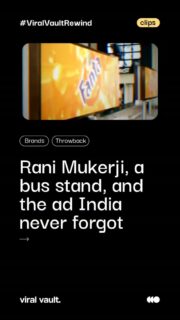 Before viral reels, there was this.This iconic 2005 ad brought together nostalgia, masti and a bottle that shook things up - literally. A cheeky bus stand prank, an unforgettable tagline, and a generation that still remembers every second. Some ads just never age.
#ThrowbackAd #2000sAds #IndianAdvertising #ClassicAds #ViralVaultIndia