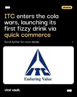 ITC is officially stepping into the cola wars!

With the launch of B Natural Coconut Cola, ITC has entered the carbonated soft drinks category, beginning with a quick-commerce pilot before a wider rollout.

The move strengthens ITC's beverage portfolio and puts it in direct competition with Coca-Cola, PepsiCo, and Campa, as the race for India's growing soft drinks market heats up.

Will ITC's latest bet shake up the cola market? 

#ITC #BNatural #CoconutCola #ColaWars 

[ ITC, Coconut Cola, B Natural, cola launch, carbonated soft drinks, quick commerce, FMCG, beverages, Coca-Cola, PepsiCo, Campa, Reliance Consumer Products, India beverage market, brand strategy, product launch. ]