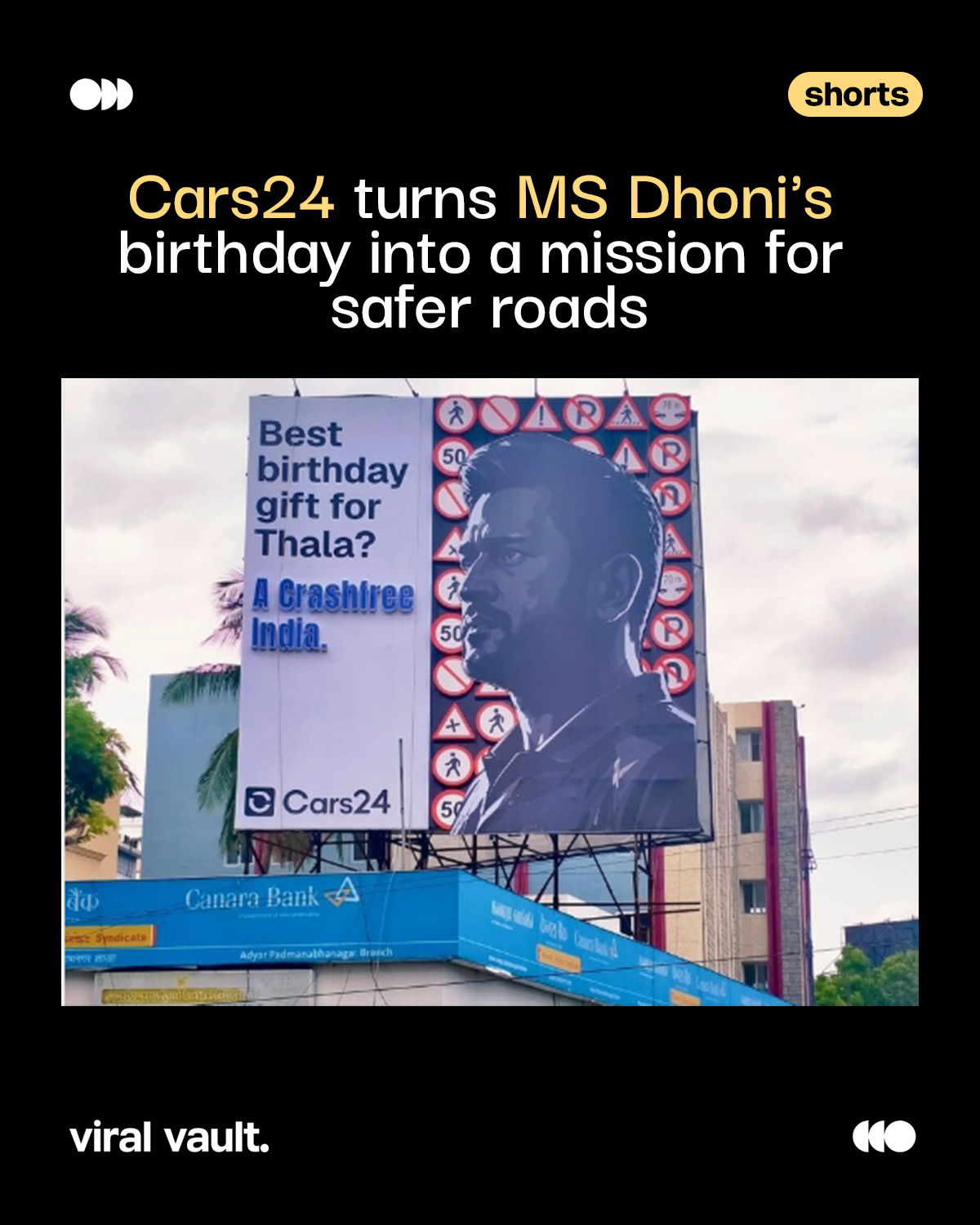 When purpose is real, it doesn't feel like marketing, it feels like responsibility.

Cars24's CrashFree India campaign with MS Dhoni isn't just another celebrity-led brand moment. Instead of using a cultural occasion to promote a product, the campaign shifts the spotlight to a larger mission: road safety.

It's a reminder that the most impactful purpose-driven campaigns are rooted in a brand's category, create genuine value, and inspire conversations that extend beyond the campaign itself.

#Cars24 #MSDhoni #CrashFreeIndia #purposemarketing 

[ Cars24, MS Dhoni, CrashFree India, purpose marketing, brand purpose, road safety, marketing campaign, branding, advertising, celebrity campaign, social impact, brand strategy, campaign analysis, OOH, marketing. ]
