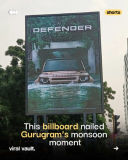 Some OOH campaigns need media planning. This one just needed a Gurugram downpour.

#LandRover #Defender #OOH #OutdoorAdvertising #Billboard #Advertising #Marketing #MarketingStrategy #MarketingCampaign #CreativeAds

[Defender, billboard, Land Rover Defender, Gurgaon monsoon, contextual advertising, OOH advertising, outdoor advertising, creative advertising, Marketing Strategy, Marketing Campaign, Creative Ads]