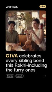 Not all siblings walk on two legs.
Featuring Kriti Sanon, GIVA's latest Rakhi campaign celebrates every sibling bond, including the furry ones, with silver rakhis made for every kind of family.
#GIVA #KritiSanon #Rakhi2026 #SilverRakhi #ViralVault