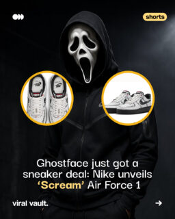 Ghostface is stepping off the screen and onto the streets.

Nike has unveiled a chilling new Air Force 1 inspired by the iconic Scream franchise, blending horror nostalgia with sneaker culture. From eerie details to unmistakable Ghostface vibes, this drop is set to become a must-have for both sneakerheads and horror fans.

One thing's certain: this is a killer addition to the Air Force 1 lineup.

#Nike #AirForce1 #Scream #Ghostface #ViralVaultIndia 

[ Nike Scream Air Force 1, Ghostface Nike sneakers, Nike Air Force 1 horror edition, Scream inspired sneakers, Nike sneaker release 2026, Ghostface Air Force 1, horror movie sneakers, Nike limited edition shoes, sneaker culture news, streetwear trends, movie inspired footwear, Nike AF1 collection. ]
