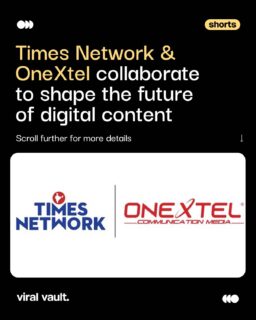 A strategic partnership aimed at scaling digital influence.

Times Network has appointed OneXtel Communication Media as its strategic alliance partner for its digital IPs across India. The collaboration will focus on expanding industry engagement, driving partnership integrations, and accelerating the growth of Times Network’s branded digital platforms.

Spanning sectors such as business, healthcare, education, real estate, and public policy, the alliance aims to create stronger industry connections, unlock new opportunities for brands, and build integrated experiences that blend digital engagement with on-ground activations.

As media companies increasingly invest in owned digital ecosystems, partnerships like these are becoming key to driving scale, reach, and long-term value.

#TimesNetwork #OneXtel #DigitalIPs #ViralVaultIndia 

[ Times Network, OneXtel Communication Media, digital IPs, strategic alliance, media partnership, digital platforms, branded content, industry engagement, integrated marketing, digital transformation, media business, business events, brand partnerships, India media industry, Times Network digital ecosystem. ]