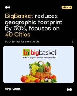 BigBasket is hitting reset.

The Tata Digital-owned grocery platform is reportedly planning to reduce its presence from 76 cities to 40 profitable markets as it shifts focus toward sustainable growth and profitability.

Under newly appointed CEO Amit Nanda, the strategy is expected to prioritize larger cities with higher population density, stronger demand for quick commerce, and better unit economics.

The move comes at a time when competition from Blinkit, Zepto, Instamart, Flipkart Minutes, and Amazon Now continues to intensify. While rivals are rapidly expanding their dark store networks and order volumes, BigBasket is focusing on profitability over scale.

Will a profitability-first approach help BigBasket regain momentum in India's fiercely competitive quick commerce race?

#BigBasket #QuickCommerce #Ecommerce #RetailTech #ViralVault 

[ BigBasket, BigBasket news, Amit Nanda, Tata Digital, quick commerce India, Blinkit vs BigBasket, Zepto, Instamart, Flipkart Minutes, Amazon Now, dark stores, grocery delivery, ecommerce news India, retail technology, startup news, online grocery market, profitability strategy, quick commerce competition. ]