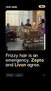 Bad hair days don't wait. Neither does quick commerce.

Zepto and Livon Hair Serum have teamed up for a fun new campaign that treats frizzy hair exactly how it should be treated, like an emergency. With Livon delivered in minutes via Zepto, all it takes is a few drops to go from frizz to flawless and get ready for whatever the day brings.

Because when good hair is just minutes away, why wait?

#Zepto #Livon #Marico #QuickCommerce #HairCare #FrizzyHair #ViralVaultIndia 

[ Zepto Livon campaign, Livon Hair Serum, Marico Livon, Zepto delivery, quick commerce marketing, hair care campaign, frizzy hair solution, beauty brand campaign, advertising news, marketing news, consumer brands, instant delivery, digital marketing campaign, India advertising. ]