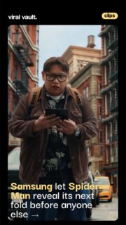 Samsung just turned Spider-Man into its newest product ambassador.

By linking the launch of its latest Galaxy Fold with Spider-Man: Brand New Day, Samsung created a crossover where entertainment and technology share the same spotlight.

A smart reminder that the best collaborations tell one story, not two.

#Samsung #GalaxyFold #SpiderManBrandNewDay #MarvelStudios 

[ Samsung Galaxy Fold, Spider-Man Brand New Day, Samsung Marvel partnership, Galaxy Fold campaign, brand collaboration, entertainment marketing, tech marketing, movie marketing, Samsung launch campaign, Marvel Studios partnership. ]