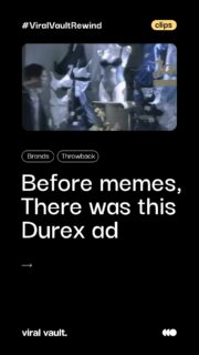 In 2001, Durex and McCann Erickson Manchester turned safe sex into an action-comedy chase scene on MTV Europe - complete with a giant heroic condom. Bold, hilarious, unforgettable. 25 years later, it's still one of advertising's greatest punchlines. Marketing done right never ages.
#ThrowbackAd #Durex #AdvertisingHistory #ViralVaultIndia #BrandStorytelling