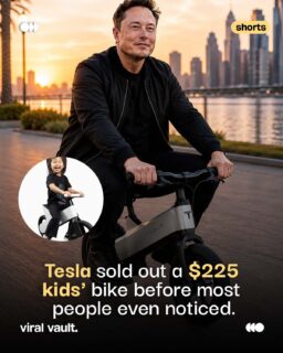 Tesla is expanding beyond EVs with a new balance bike for kids aged 2–5. Priced at $225, the pedal-free bike blends Tesla's signature minimalist design with early riding fun, and it's already creating buzz among parents and fans alike.

#Tesla #ElonMusk #TeslaBike #BalanceBike #KidsBike 

[ Tesla balance bike, Tesla kids bike, Tesla bicycle, Elon Musk Tesla, Tesla product launch, kids balance bike, Tesla merchandise, Tesla design, electric vehicle brand, Tesla news, automotive innovation, minimalist bike, children's bike, Tesla lifestyle products, brand extension. ]