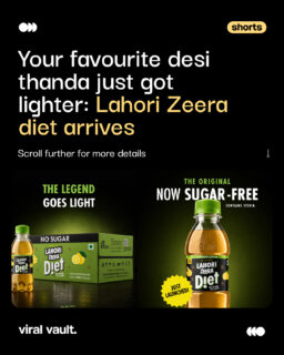 Lahori Zeera has introduced Lahori Zeera Diet, a zero sugar, zero calorie version of its iconic desi drink. Priced at just ₹20, the new variant promises the same refreshing taste in a lighter, guilt-free sip.

#LahoriZeera #LahoriZeeraDiet #DesiThanda #ZeroSugar #NoCalories #SoftDrinks #BeverageLaunch #ViralVaultIndia 

[ Lahori Zeera Diet, Lahori Zeera, zero sugar drink, no calorie soft drink, diet beverage, desi thanda, Lahori Zeera new launch, FMCG news, beverage industry, soft drink launch India, low calorie drink, Indian beverage brand. ]