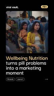 Taking your daily supplements shouldn’t feel like a challenge.

With its new campaign, "A Hard Pill to Swallow," Wellbeing Nutrition uses humor to spotlight a common problem, swallowing pills, and positions its Melts® oral thin strips as a simpler alternative.

Sometimes, the best innovation is making healthy habits easier.

#WellbeingNutrition #Melts #AHardPillToSwallow #HealthMarketing #ViralVaultIndia 

[ Wellbeing Nutrition, Melts oral thin strips, A Hard Pill to Swallow campaign, health marketing, nutrition supplements, wellness brand, consumer healthcare, digital campaign, D2C health brand, supplement innovation. ]