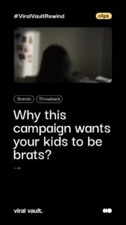 A little girl trashes the house, raids mom's makeup, and drives her parents insane. Then... the chaos stops. Silence becomes the scariest sound in the room. This gut-punch ad from Cossette for Montreal Children's Hospital proves one thing: bratty kids are healthy kids. Watch till the end .
#LongLiveLittleBrats #BrandFilm #CreativeCampaigns #MarketingInspiration #ViralVaultIndia