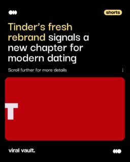 Tinder is swiping into a new era.

After nearly a decade, the dating app has unveiled a bold new identity, complete with a sharper flame, an all-caps logo, and a more expressive visual language designed for Gen Z. The rebrand also reimagines the iconic swipe, turning it into a symbol of every kind of modern connection.

#Tinder #Rebrand #Branding #BrandIdentity #GenZMarketing 

[ Tinder rebrand, Tinder new logo, Gen Z marketing, brand identity, logo redesign, dating app branding, Tinder visual identity, brand refresh, design strategy, digital marketing. ]