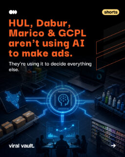 AI isn’t just creating ads anymore, it’s deciding what happens before they’re made.

India’s FMCG giants are embedding AI deep into their operations, from media planning and budget allocation to demand forecasting and retail execution. HUL, Dabur, Marico, and GCPL are moving beyond experimentation, building AI-powered ecosystems that help make smarter, faster, and more data-driven decisions at scale.

The future of marketing isn’t AI-generated creativity alone. It’s AI-powered decision-making.

#ArtificialIntelligence #AIInMarketing #FMCG #HUL #ViralVaultIndia

[ AI in FMCG, HUL AI Sangam, Dabur Digital Marketing GCC, Marico AI Strategy, GCPL AI Ecosystem, AI in Marketing, Marketing Technology, AI-Powered Decision Making, Demand Forecasting, Retail Analytics, Consumer Insights, Machine Learning in FMCG, Data-Driven Marketing, Brand Strategy, Digital Transformation India, FMCG Innovation, AI in Advertising, MarTech, AdTech, Business Intelligence. ]