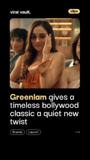 Greenlam’s latest campaign, 'Taarifein Dikhayi Dengi', reimagines the timeless Bollywood classic Na Bole Tum, Na Maine Kuch Kaha to celebrate the unspoken admiration beautiful spaces inspire. Created by Dentsu Creative Webchutney, the film blends nostalgia with a relatable Indian insight to tell a story where expressions say it all.
#Greenlam #DentsuCreativeWebchutney #TaarifeinDikhayiDengi #ViralVaultIndia