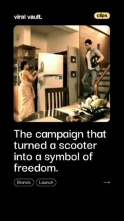 Some campaigns don't just sell products, they shape culture.
Hero Pleasure's iconic "Why Should Boys Have All the Fun?" campaign redefined the scooter as a symbol of freedom, confidence, and independence for women. Years later, its message continues to stand as one of the most memorable examples of purpose-driven advertising in India.
Agency: Draftfcb Ulka (now FCB Ulka)
Brand: Hero Pleasure (Hero Honda/Hero MotoCorp)
#HeroPleasure #WhyShouldBoysHaveAllTheFun #throwback #ViralVault