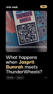 Thums Up is back with ThunderWheels 3.0, bringing Jasprit Bumrah on board to fuel India's biking culture. From adrenaline-packed storytelling to exclusive riding rewards, the campaign invites biking enthusiasts to embrace the brand's signature Toofani spirit.

#ThumsUp #JaspritBumrah #ThunderWheels #Toofani #CocaColaIndia #ViralVaultIndia 

[ Thums Up ThunderWheels, Jasprit Bumrah, Thums Up campaign, Coca-Cola India, biking campaign, motorcycle enthusiasts, sports marketing, digital campaign, consumer engagement, brand storytelling, ThunderWheels 3.0, marketing campaign, advertising news, biking culture India. ]