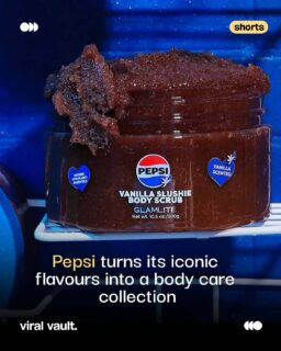 Pepsi is taking brand extensions to the next level.

In partnership with Glamlite, the beverage giant has launched its first-ever body care collection, featuring a Wild Cherry Body Wash and Vanilla Slushie Body Scrub inspired by its iconic soda flavours. Launching first on TikTok Shop, the collection is already sparking conversations, while some fans are excited, others aren't sure they want to smell like their favourite soft drink.

Would you add Pepsi-inspired body care to your routine?

#Pepsi #Glamlite #BrandCollaboration #BodyCare #ViralVaultIndia 

[ Pepsi, Glamlite, Pepsi body care collection, Pepsi Wild Cherry Body Wash, Pepsi Vanilla Slushie Body Scrub, brand collaboration, product innovation, beauty launch, TikTok Shop, FMCG marketing, brand extension, marketing campaign, consumer products, advertising. ]