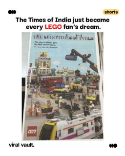 LEGO didn't just localise a campaign, it rebuilt Mumbai, one brick at a time. 

From BEST buses to dabbawalas and the Gateway of India, every detail on The LEGO Times of India celebrates the city's spirit through creative storytelling.

#LEGO #TheLEGOTimesOfIndia #Mumbai #CreativeCampaign #ViralVaultIndia

[ LEGO Times of India, LEGO Mumbai campaign, LEGO newspaper takeover, creative advertising campaign, brand storytelling, print campaign, Mumbai landmarks, marketing campaign, advertising inspiration. ]