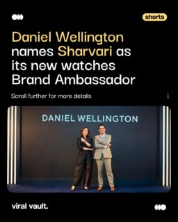 Daniel Wellington is betting big on India with a new face for its watches portfolio.

The Swedish watch brand has appointed Sharvari as its brand ambassador, marking a key step in strengthening its presence in the Indian market following its acquisition by Timex Group. The partnership blends timeless Scandinavian design with modern style and confidence.

#DanielWellington #Sharvari #BrandAmbassador #TimexGroup #ViralVault

[ Daniel Wellington, Sharvari, Daniel Wellington India, Timex Group, brand ambassador, luxury watches, watch brand, fashion marketing, lifestyle brand, brand partnership, Indian market, Scandinavian design, marketing news. ]