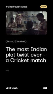 Two groups. Traditional attire. Tension in the air. It looks like a clash is coming - until the real twist hits: they're just here for a game of cricket. 

United Colors of Benetton's #UnitedByFaith reminded India that beyond every divide, there's one thing we all show up for. Released this Independence Day, the film proved unity doesn't need a speech - just a bat, a ball, and everyone in.

One faith. United by play. 

 #IndependenceDay  #IndianAdvertising  #BrandStorytelling #AdCampaign #ViralVaultIndia