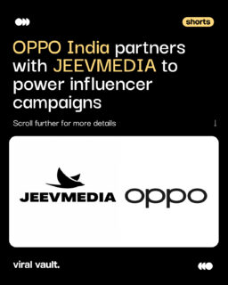 Creators meet innovation. 

OPPO India has partnered with JEEVMEDIA to power its influencer marketing campaigns across the country. Bringing together trusted creators and authentic storytelling, the collaboration aims to showcase OPPO's latest innovations through voices that truly connect with audiences.

#OPPOIndia #JEEVMEDIA #InfluencerMarketing #CreatorEconomy #ViralVaultIndia 

[ OPPO India, JEEVMEDIA, OPPO influencer campaign, influencer marketing India, creator marketing, OPPO partnership, digital marketing, content creators, brand collaboration, creator economy, marketing news, advertising campaign. ]