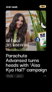 What makes people stop and ask, "Aisa Kya Hai?"

Marico's latest campaign for Parachute Advansed Protein Shampoo flips the usual haircare narrative, using curiosity and confidence to spotlight its new shampoo enriched with aloe vera and coconut milk.

#ParachuteAdvansed #Marico #AisaKyaHai #ProteinShampoo #HairCare #ViralVault 

[ Parachute Advansed, Marico, Parachute Advansed Protein Shampoo, Aisa Kya Hai campaign, hair care campaign, shampoo marketing, Team WPP, advertising campaign, brand strategy, digital marketing, aloe vera shampoo, coconut milk shampoo. ]