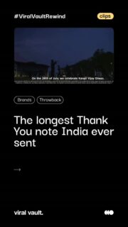 From Tanot to Kibithoo to Kochi, three routes carried letters, poems and sketches from ordinary Indians - over 10,000 km - converging in Delhi before rolling into Dras for Kargil Vijay Diwas. Veterans, Veer Naris, and everyday citizens' words reached the soldiers guarding our borders, not as symbols, but as something they could actually hold.

Mahindra's Hearts to Bravehearts didn't ask India to remember. It gave India a way to say thank you.

#HeartsToBravehearts #Mahindra #KargilVijayDiwas  #IndianArmy #ViralVaultIndia