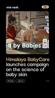 Every match matters, even your baby's skin pH. 

With its new "Matchy Matchy pH" campaign, Himalaya BabyCare is encouraging parents to look beyond matching outfits and focus on matching their baby's natural skin pH. Through a relatable digital film, the brand highlights how pH 5.5 skincare helps protect a baby's delicate skin barrier and retain moisture, making informed skincare choices simpler for parents.

#HimalayaBabyCare #MatchyMatchyPH #BabyCare #BabySkincare #ViralVaultIndia 

[ Himalaya BabyCare, Matchy Matchy pH campaign, Himalaya BabyCare campaign, pH 5.5 skincare, baby skin pH, baby skincare products, baby shampoo, baby lotion, baby wash, digital marketing campaign, skincare marketing, parenting brands, FMCG marketing, India advertising. ]
